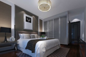 南昌保利半山国际210平米复式别墅现代风格卧室