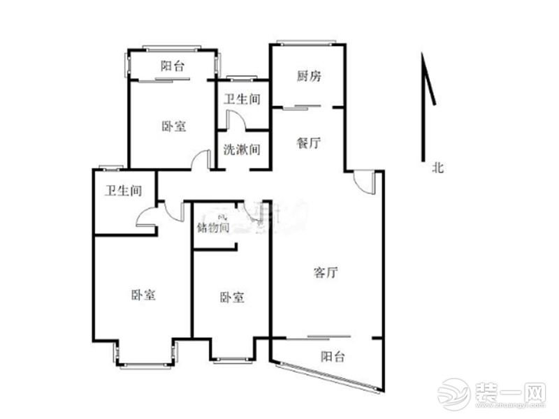 书房前面墙角放了一个懒人沙发，工作累了可以随时席地而坐休息一下。