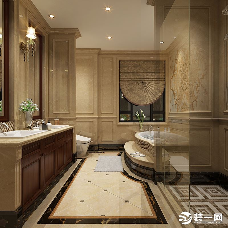 九龙仓项目装修设计案例展示，上海腾龙别墅设计作品
