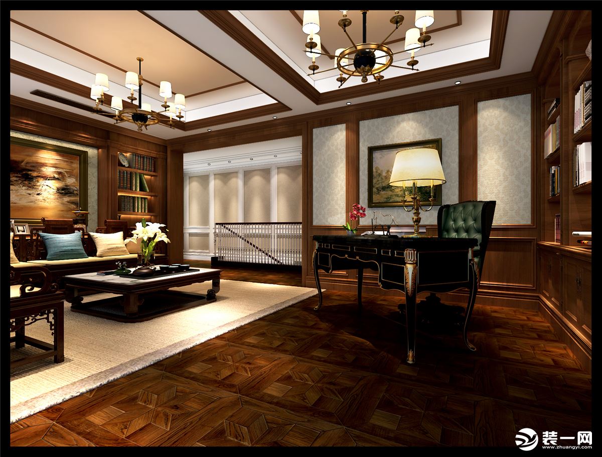 依云湾项目装修设计案例展示，上海腾龙别墅设计作品