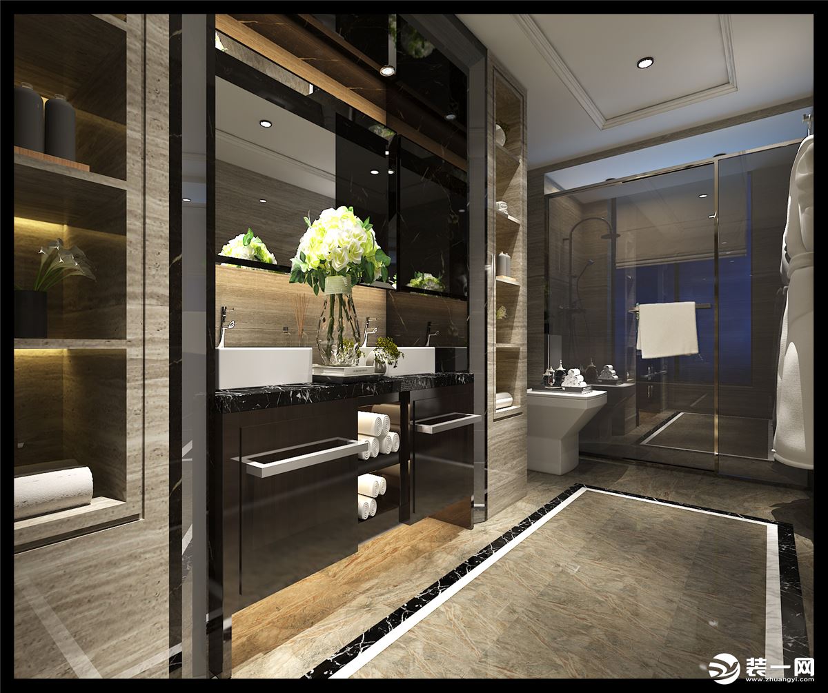 依云湾项目装修设计案例展示，上海腾龙别墅设计作品