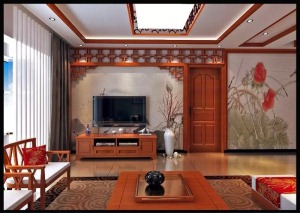 23郑州锦绣山河168平四居室中式风格