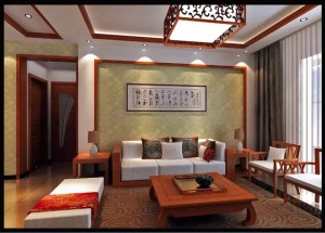 25鄭州錦繡山河168平四居室中式風格