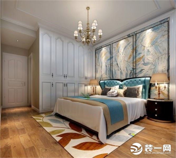兰州92平米二居室新古典装修效果图 全包装修费用12万