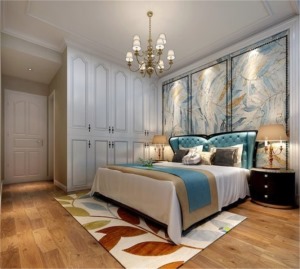 兰州92平米二居室新古典装修效果图 全包装修费用12万