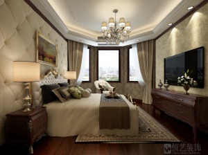 温州绿城海棠湾265平米别墅欧式风格卧室