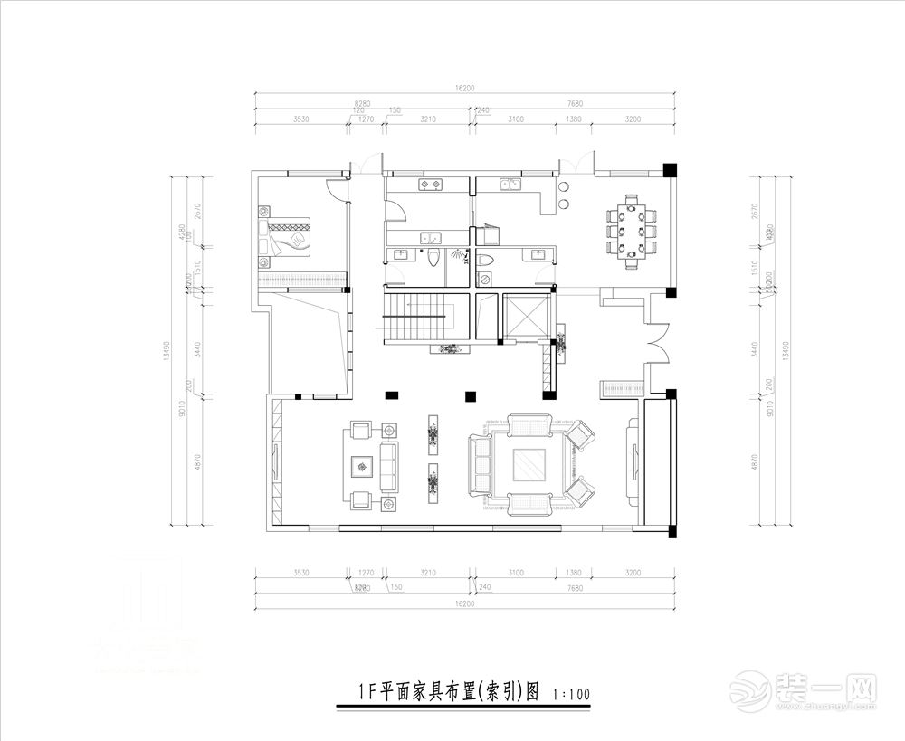 楼盘：城南官邸 面积：500 风格：新中式  设计师：曾裔迪  预算：45万