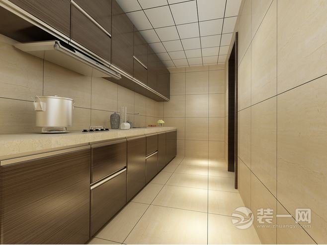 【重庆生活家装饰】小户型65平方中式风格案例效果图-厨房