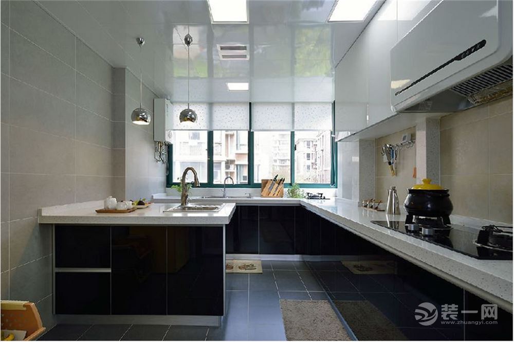 【重庆生活家装饰】锦上华庭113平方现代风格设计效果图-厨房