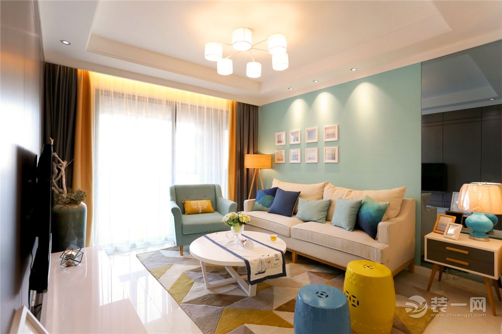 重庆生活家装饰 | 110m2现代风格装修效果图 沙发