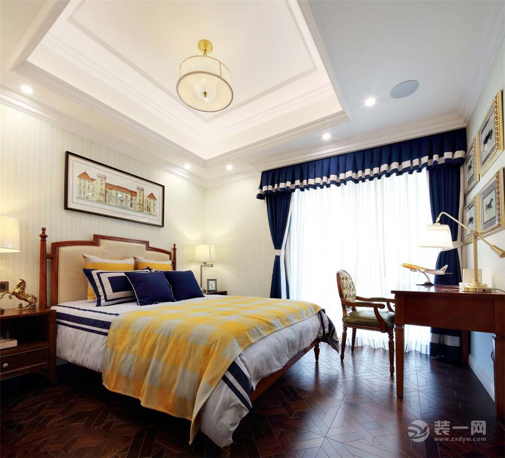 重庆生活家装饰 | 超大平层285m²法式混搭风格装修效果图 卧室