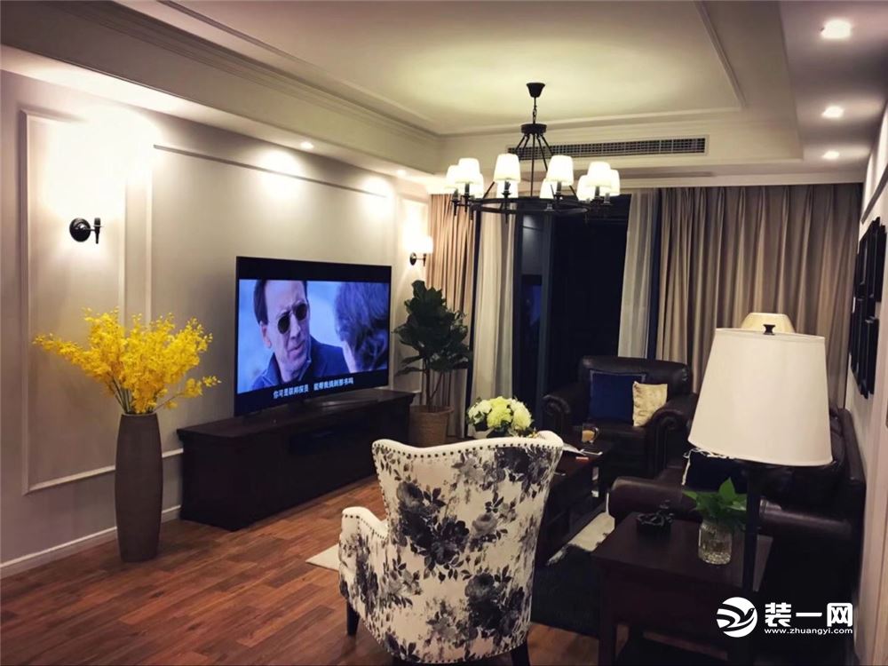 重庆生活家装饰 | 雅居乐花园115m²+简美风格实景 电视墙