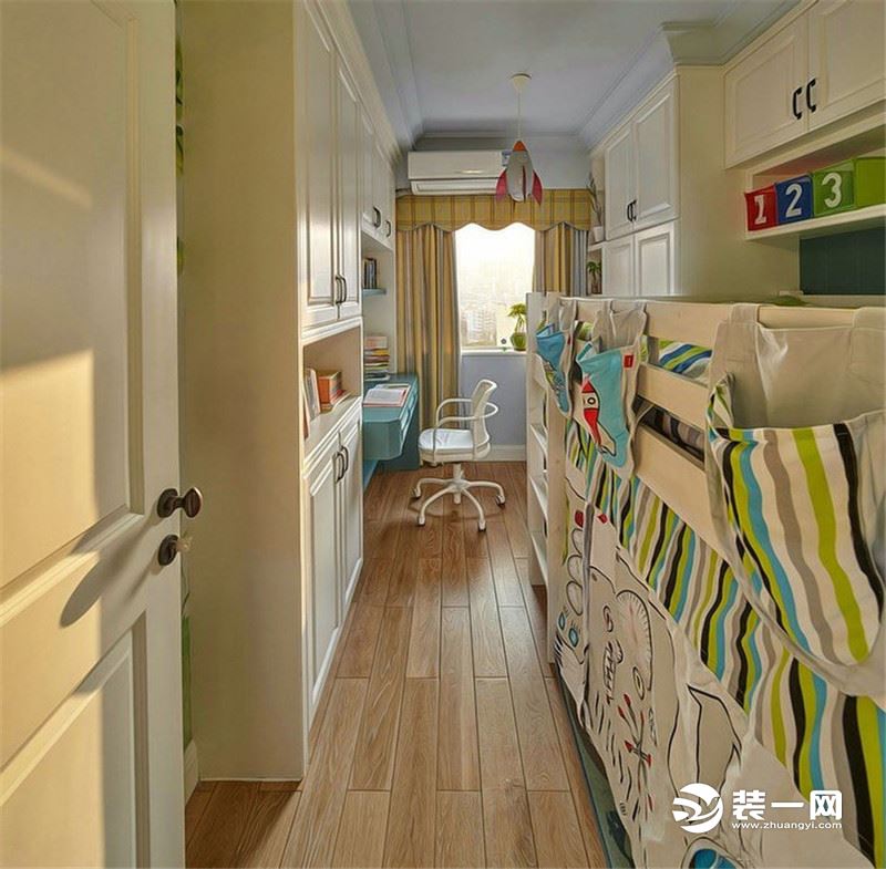 重庆生活家装饰-美式混搭，75㎡小户型也可以装出大效果 儿童房