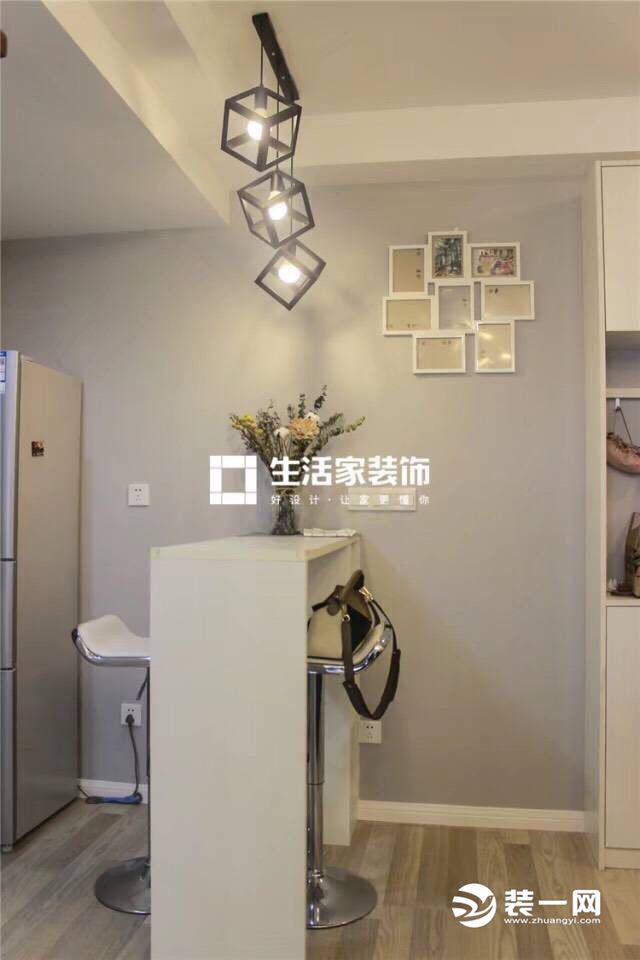 重慶生活家裝飾 | 60m2LOFT風(fēng)格裝修實(shí)景圖 吧臺(tái)