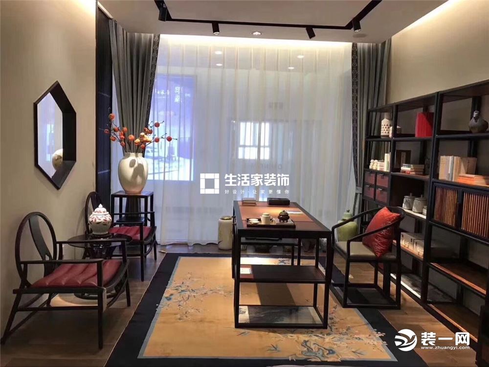 重庆生活家装饰 | 龙湖原著 新中式风格完工案例 书房