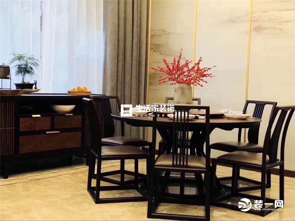 重庆生活家装饰 | 龙湖原著 新中式风格完工案例 餐厅