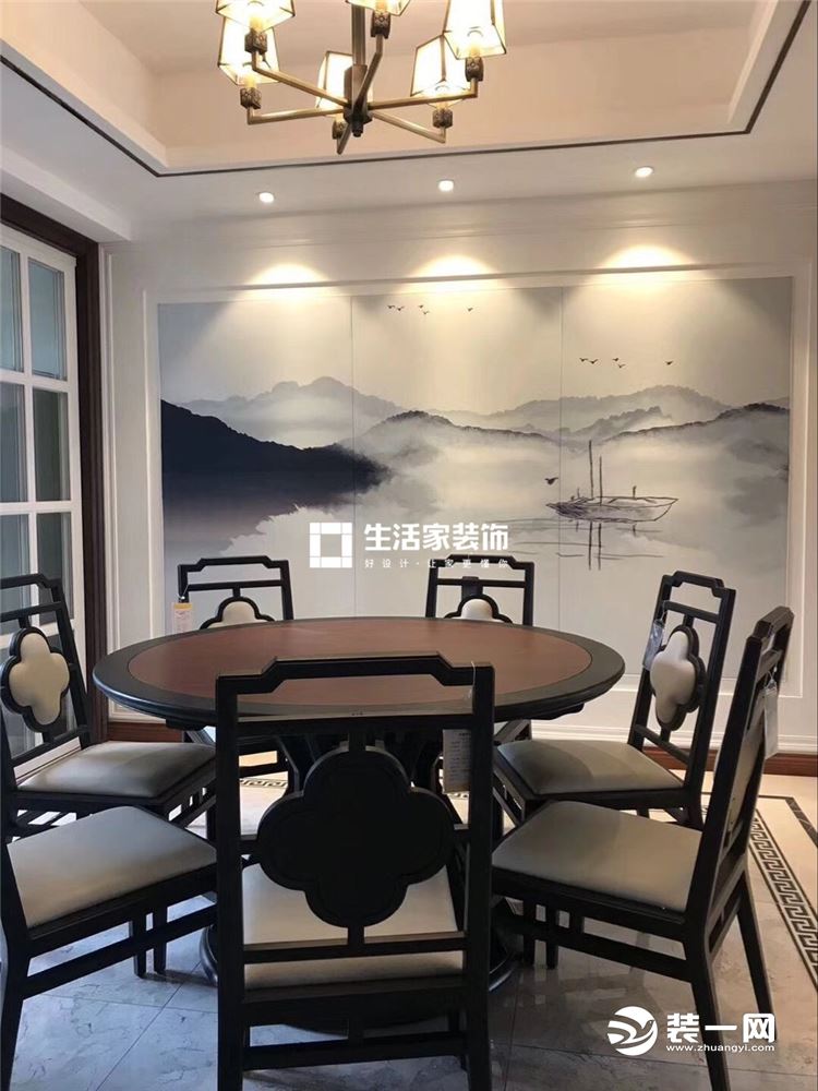 重庆生活家装饰 | 龙湖原著 新中式风格完工案例 餐桌