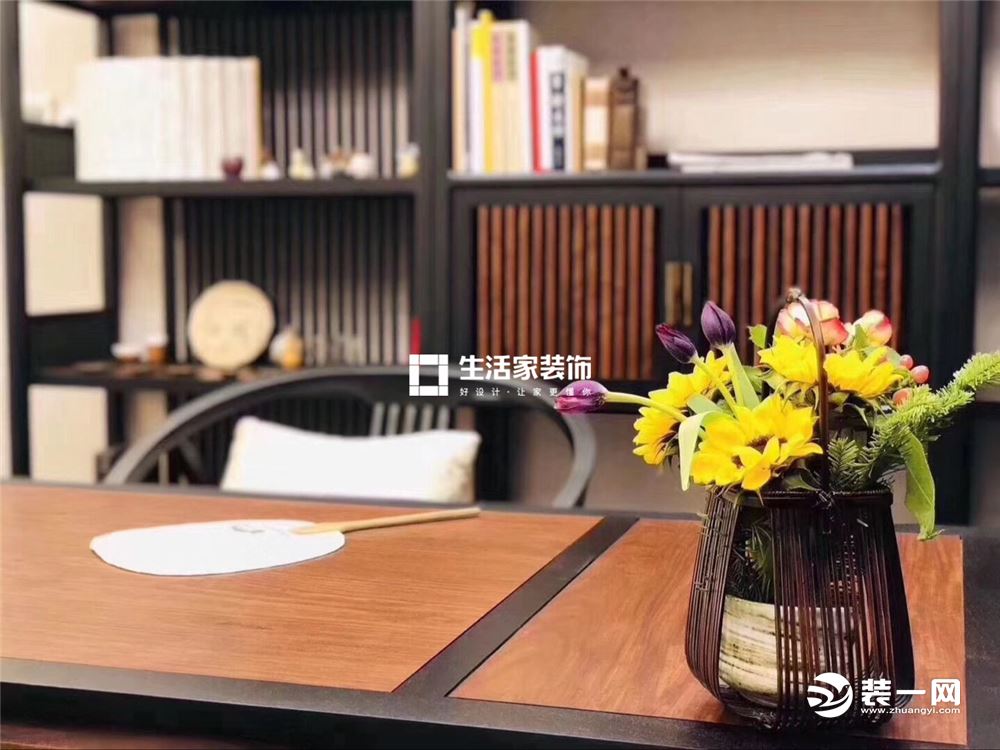 重庆生活家装饰 | 龙湖原著 新中式风格完工案例 书桌