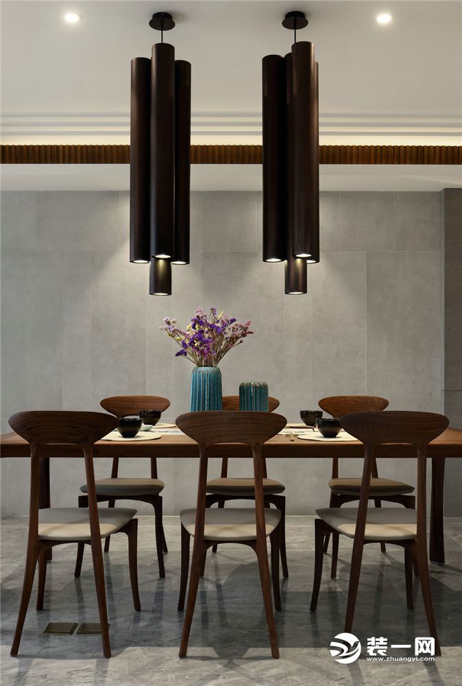 重庆生活家装饰|金域蓝湾130平方中式风格案例 餐桌