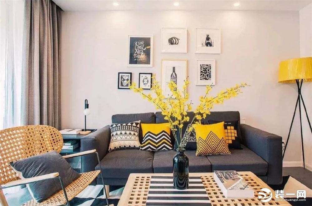 重庆生活家装饰 | 92m²创意北欧风格装修设计案例   沙发
