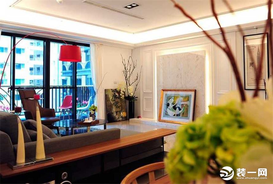 重庆生活家装饰 | 融景城 119m²简约风格装修设计案例 客厅