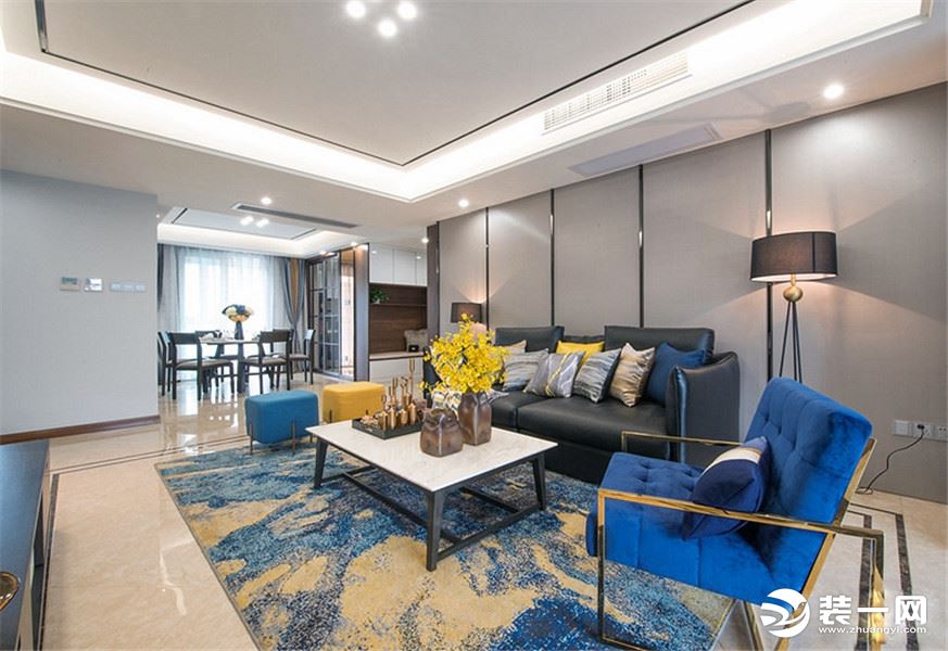 重庆生活家装饰 | 150m²现代简约港式风情设计案例  沙发