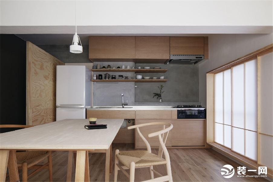 重庆生活家装饰 | 90m² 日式风格装修案例  厨房