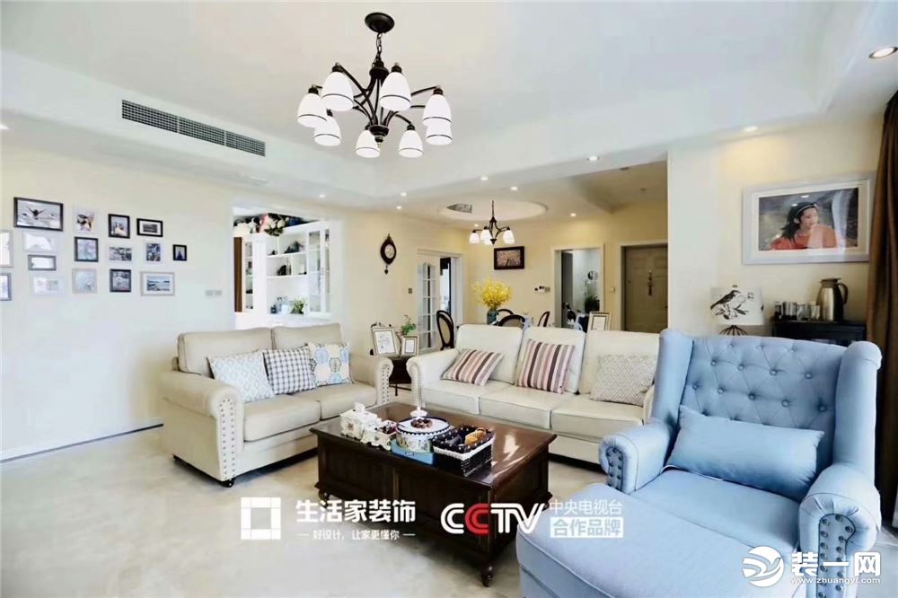 重庆生活家装饰  | 江与城 110m²简美风格装修设计案例  沙发