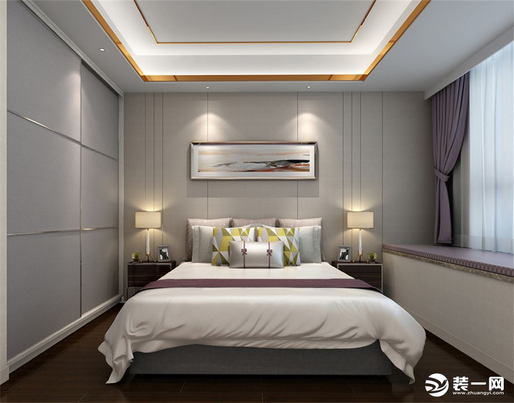 重庆生活家装饰 | 130m2轻奢现代风格案例设计 卧室