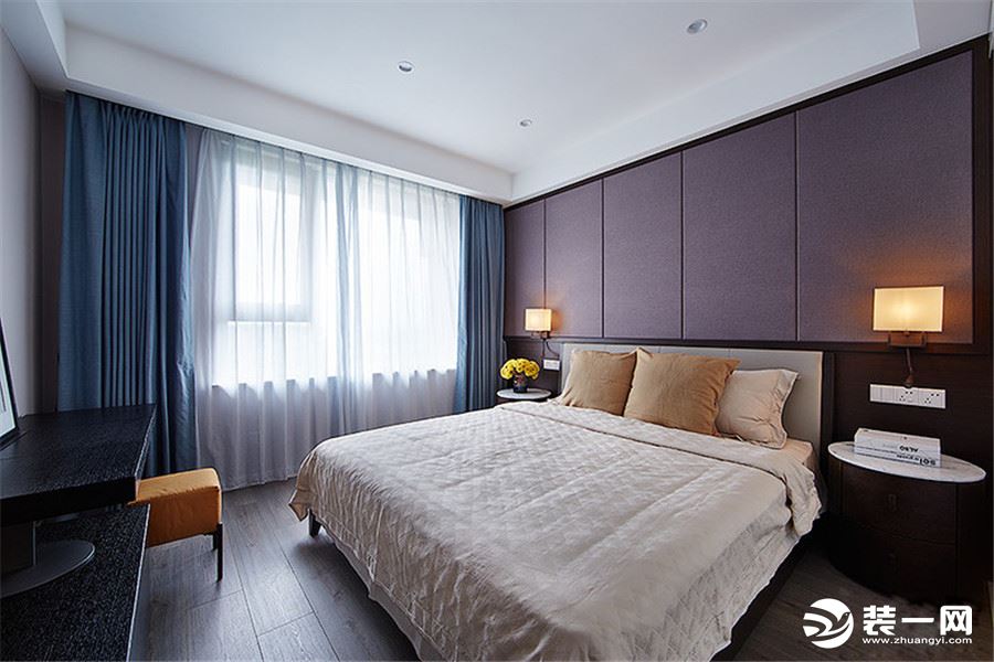 重庆生活家装饰 | 130m2现代港式风格装修效果图  卧室
