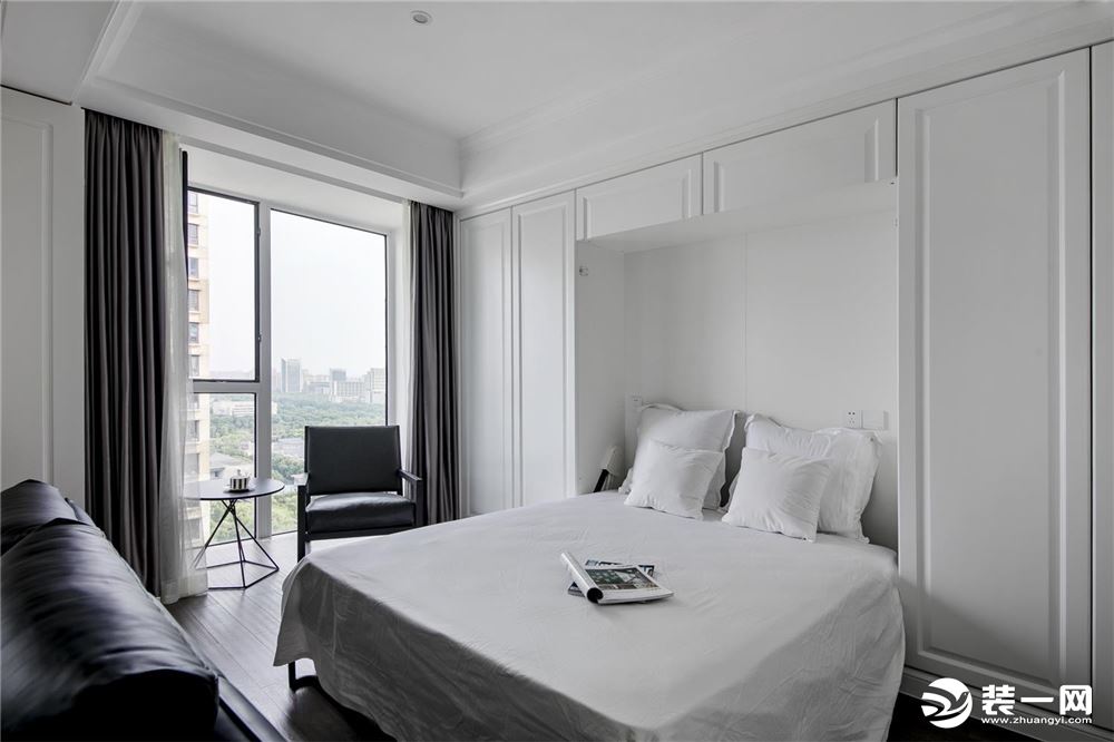 重庆生活家装饰 | 135m²现代美式风格装修设计案例   卧室