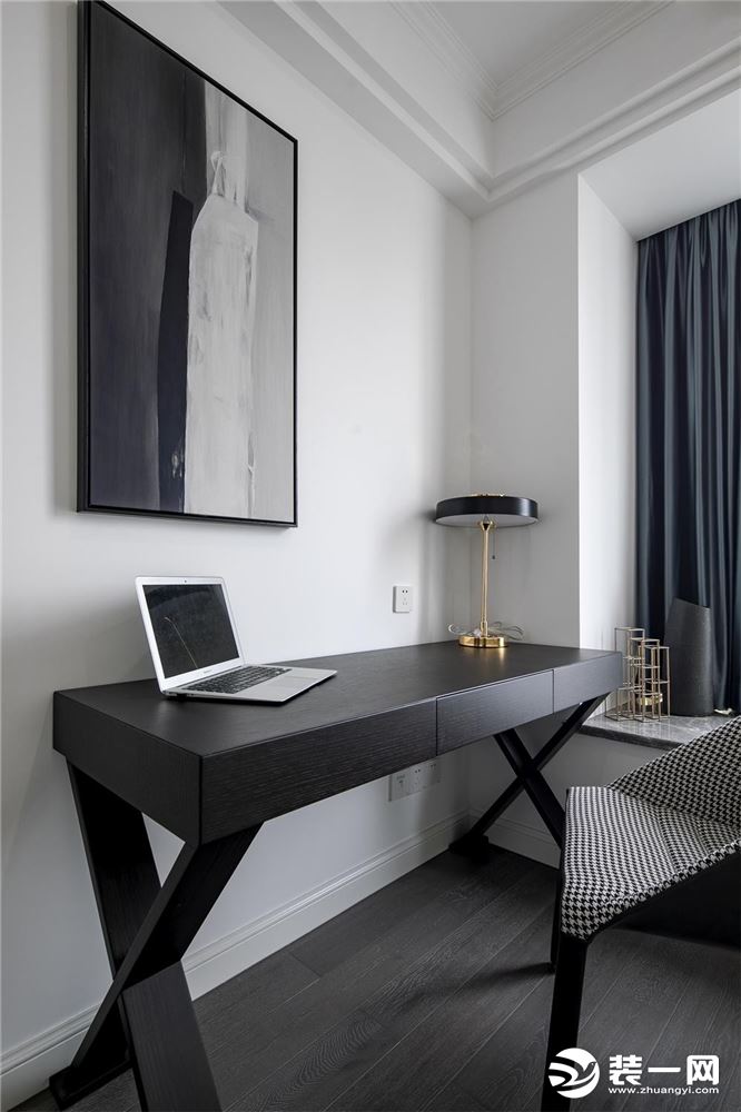 重庆生活家装饰 | 135m²现代美式风格装修设计案例   书桌