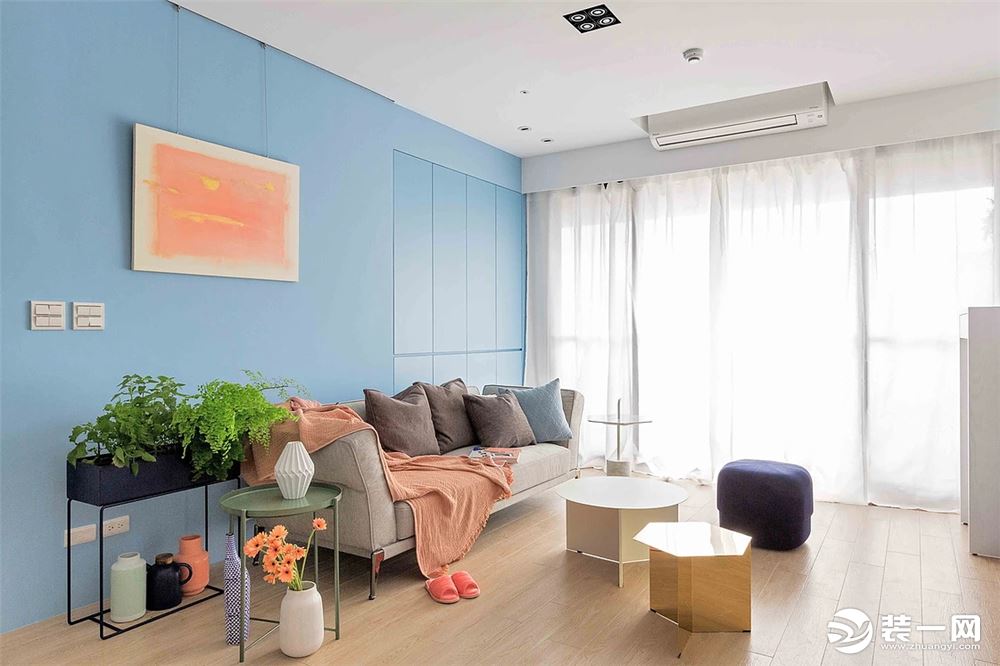 重庆生活家装饰 | 130m²简约法式风格装修设计案例  沙发