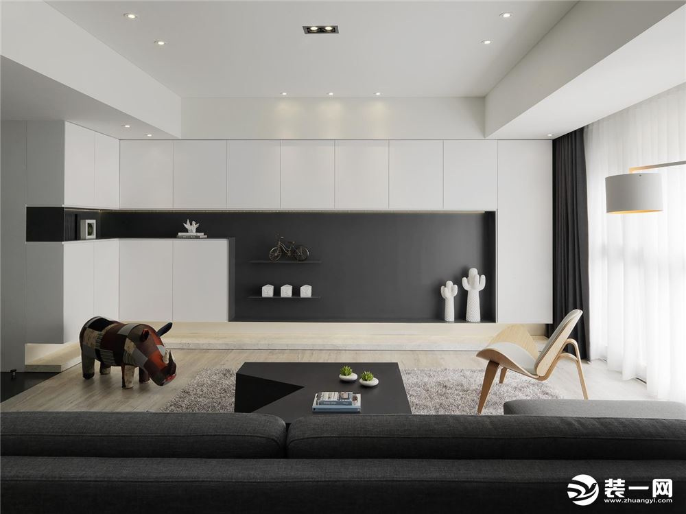 重庆生活家装饰 | 128m²现代简约风格设计案例  客厅