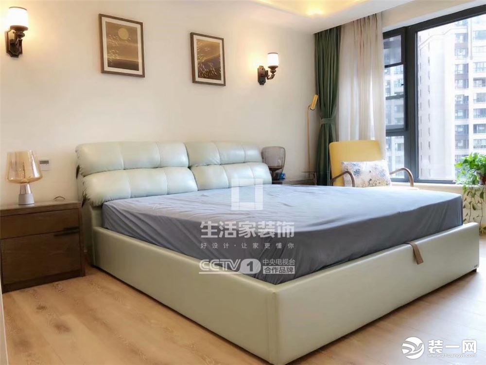 重庆生活家装饰 | 中央公园 130平 新中式装修设计案例 卧室