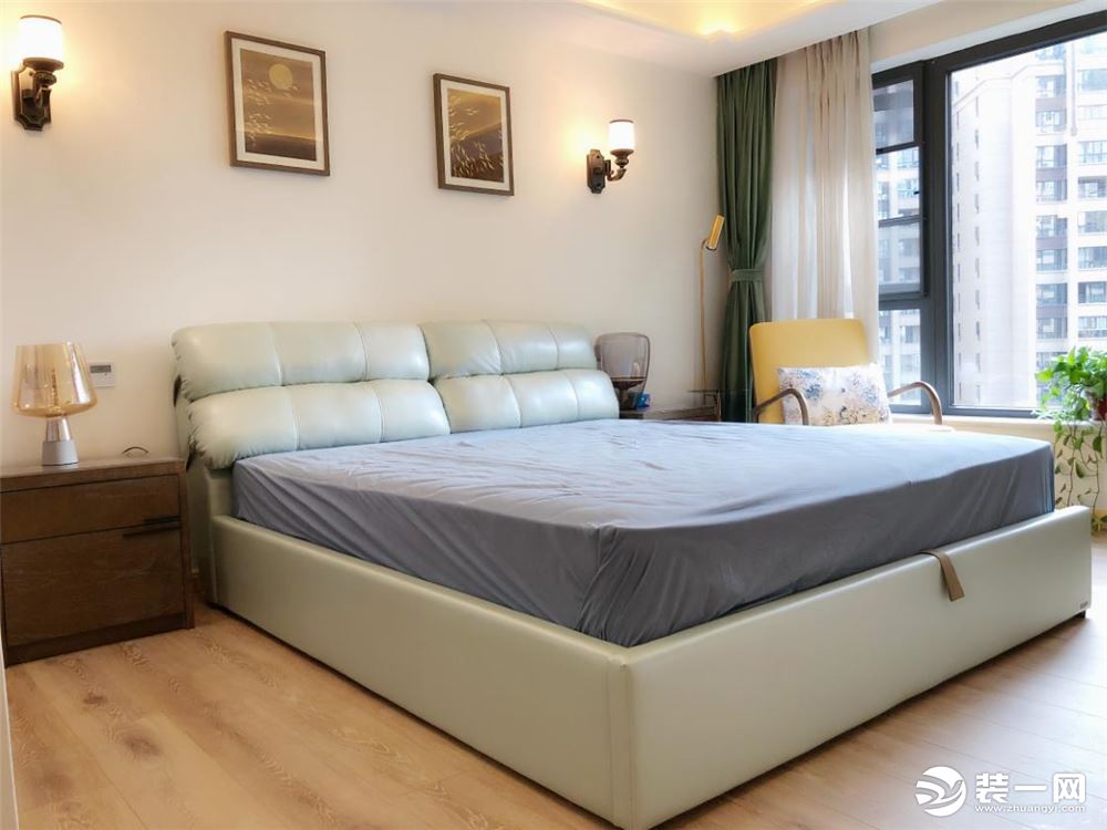 重庆生活家装饰 御龙天峰74平方两居室新中式风格设计卧室效果图 