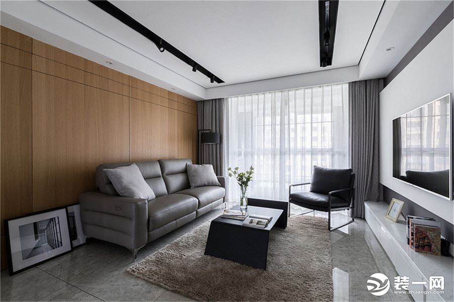重庆生活家装饰 金科世界城110平方现代风格客厅设计效果图
