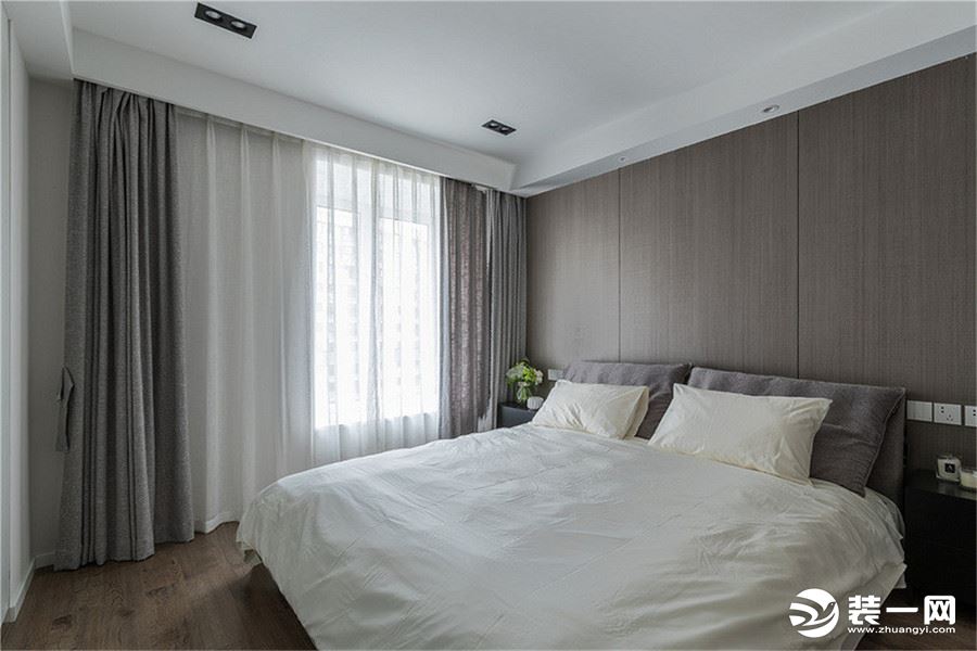 重庆生活家装饰 金科世界城110平方现代风格卧室设计效果图