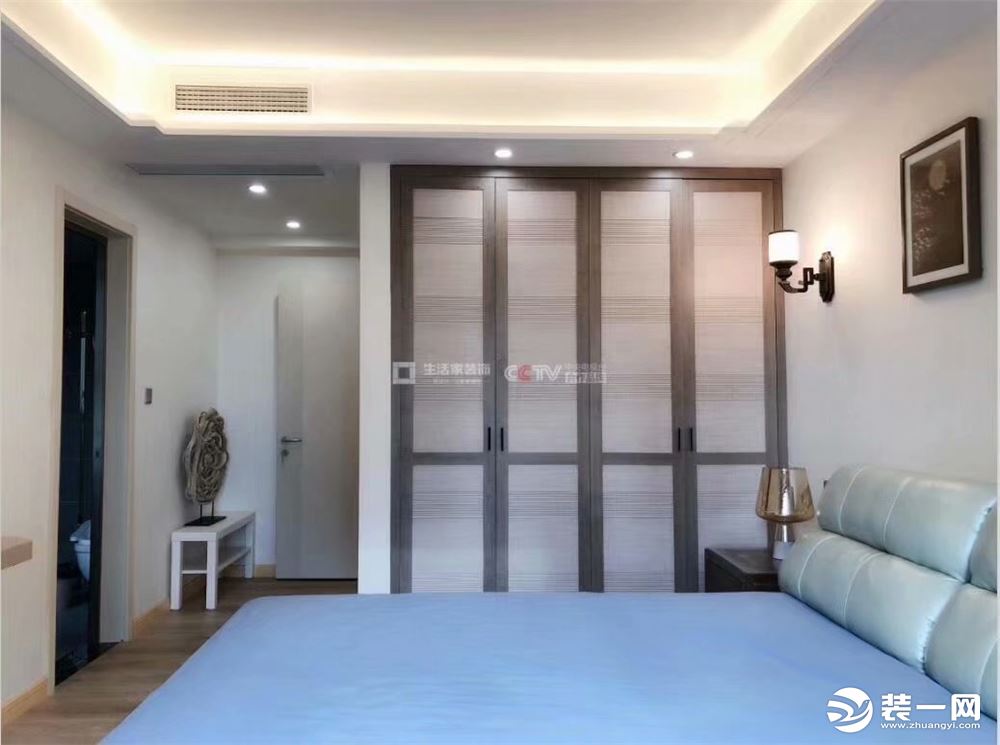 【重庆生活家装饰】 鲁能星城外滩  130平  新中式风格 卧室