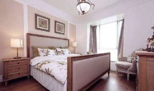 【重庆生活家装饰】98平方现代美式风格装修案例-卧室