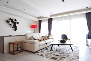 重庆生活家装饰 | 119m²北欧风格装修效果图 -沙发墙