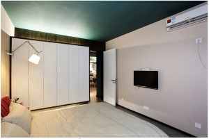 重庆生活家装饰 | 90m²现代深色系风格装修效果图 卧室