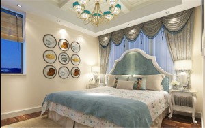 重庆生活家装饰 | 140m2地中海风格装修效果图 卧室