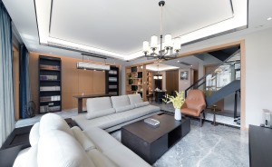 重庆生活家装饰 | 280m2新中式别墅装修案例 沙发