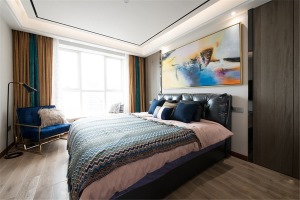 重庆生活家装饰 | 150m2现代简约港式风情设计案例  卧室