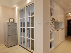重慶生活家裝飾 | 89m2躍層（實得136）美式風格躍層裝修案例  廚房