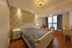 重慶生活家裝飾 | 89m2躍層（實得136）美式風格躍層裝修案例  臥室