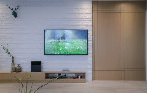 重庆生活家装饰 | 90平方北欧风格装修设计案例   电视墙