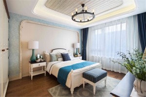 重庆生活家装饰 | 112㎡地中海风格装修，舒适有情调  卧室