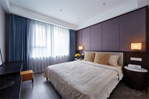 重庆生活家装饰 | 130m2现代港式风格装修效果图  卧室
